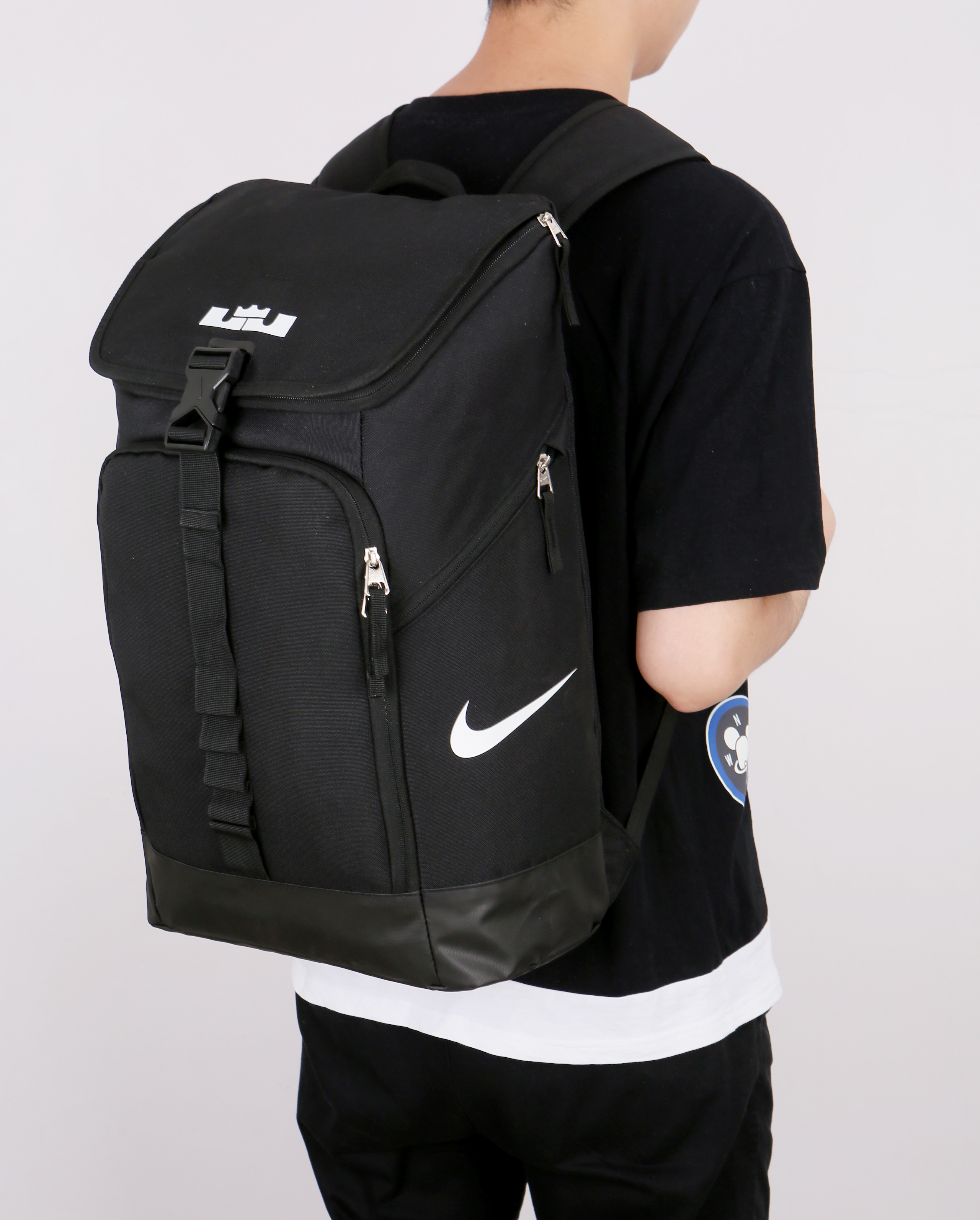 Nike LeBron Backpack Black White